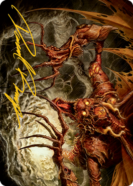 Archfiend of Sorrows Art Card (Gold-Stamped Signature) [Modern Horizons 2 Art Series] | Dragon's Lair Comics and Fantasy Houston TX