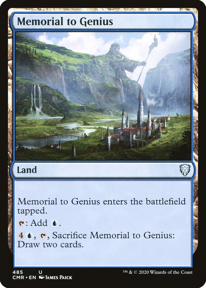 Memorial to Genius [Commander Legends] | Dragon's Lair Comics and Fantasy Houston TX