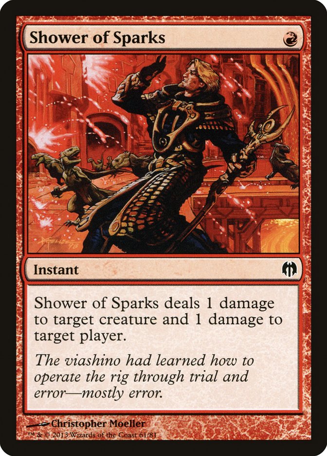 Shower of Sparks [Duel Decks: Heroes vs. Monsters] | Dragon's Lair Comics and Fantasy Houston TX