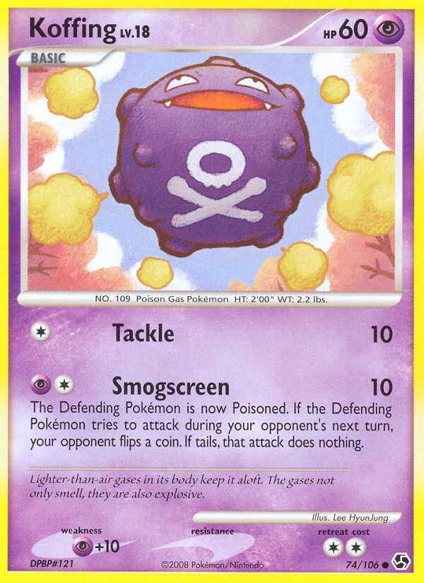 Koffing (74/106) [Diamond & Pearl: Great Encounters] | Dragon's Lair Comics and Fantasy Houston TX