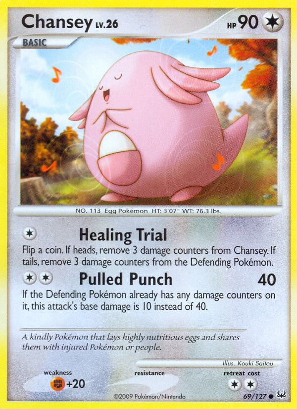 Chansey (69/127) [Platinum: Base Set] | Dragon's Lair Comics and Fantasy Houston TX