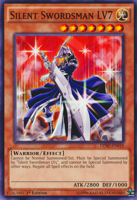 Silent Swordsman LV7 [DPRP-EN018] Common | Dragon's Lair Comics and Fantasy Houston TX