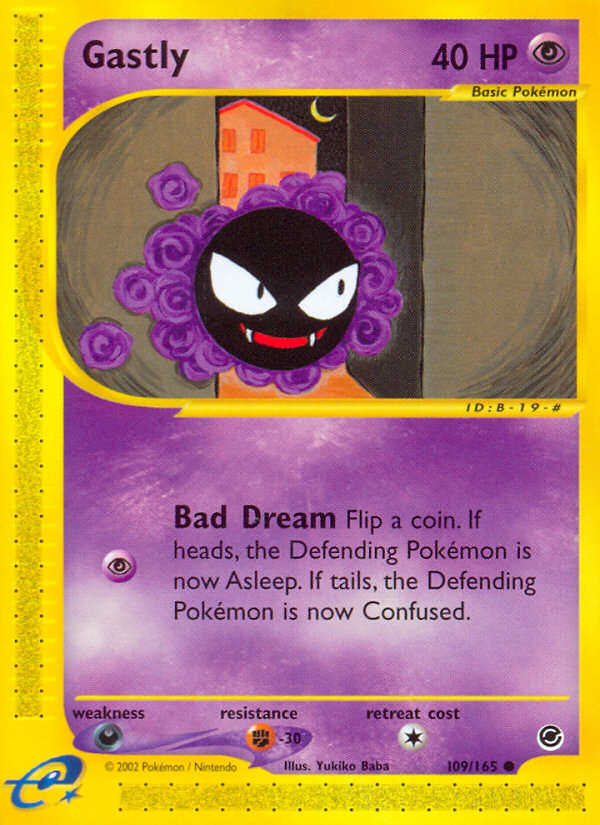 Gastly (109/165) [Expedition: Base Set] | Dragon's Lair Comics and Fantasy Houston TX