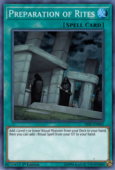 Preparation of Rites [HISU-EN042] Super Rare | Dragon's Lair Comics and Fantasy Houston TX