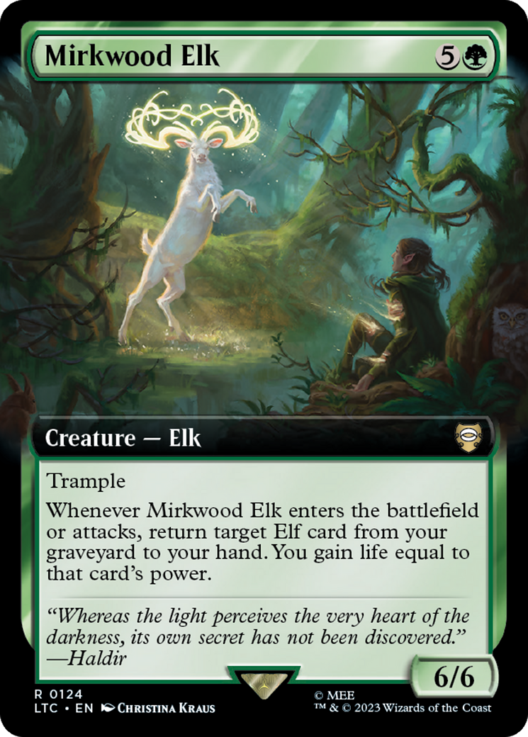Mirkwood Elk (Extended Art) [The Lord of the Rings: Tales of Middle-Earth Commander] | Dragon's Lair Comics and Fantasy Houston TX