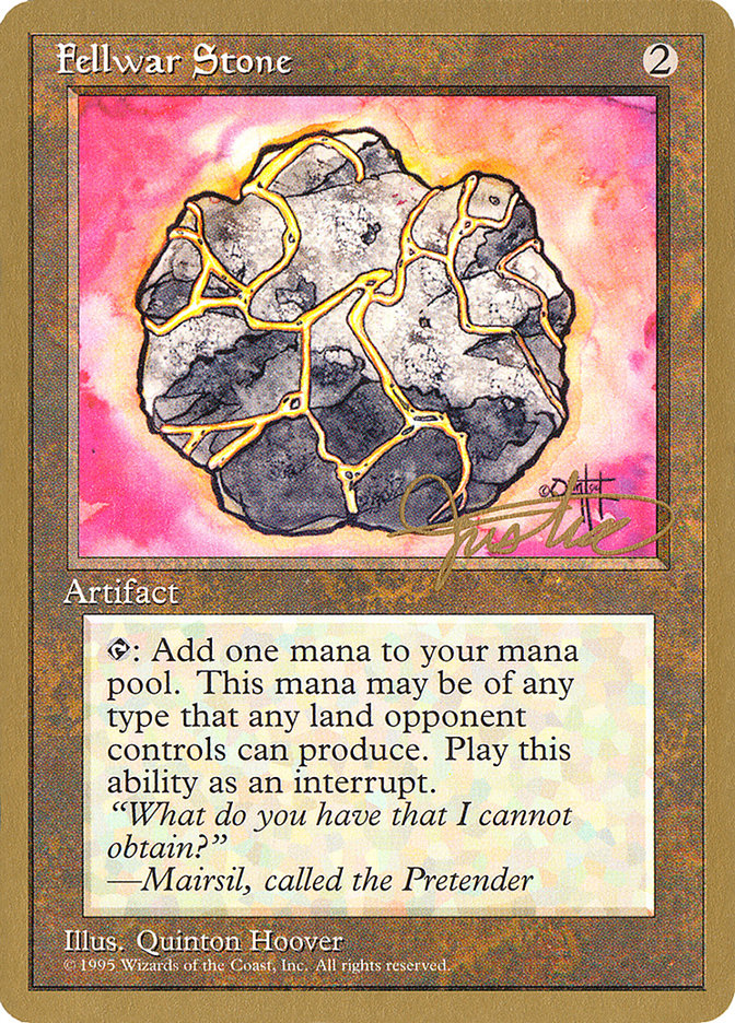Fellwar Stone (Mark Justice) [Pro Tour Collector Set] | Dragon's Lair Comics and Fantasy Houston TX