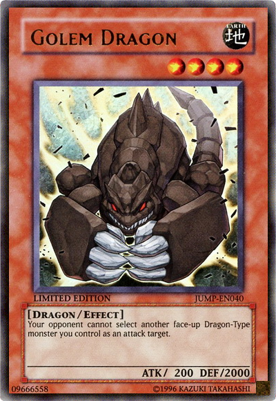 Golem Dragon [JUMP-EN040] Ultra Rare | Dragon's Lair Comics and Fantasy Houston TX