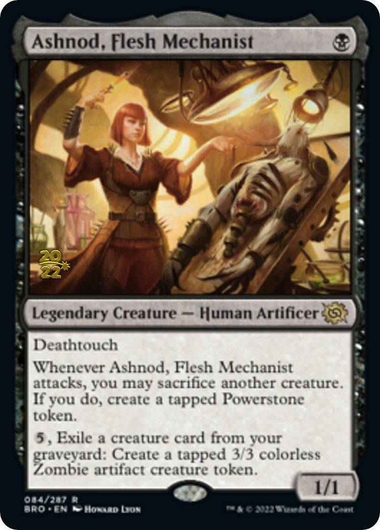 Ashnod, Flesh Mechanist [The Brothers' War Prerelease Promos] | Dragon's Lair Comics and Fantasy Houston TX