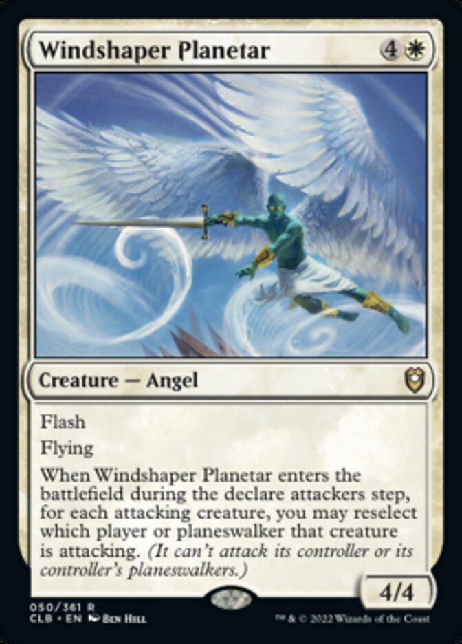 Windshaper Planetar [Commander Legends: Battle for Baldur's Gate] | Dragon's Lair Comics and Fantasy Houston TX
