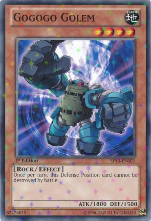 Gogogo Golem [SP13-EN003] Starfoil Rare | Dragon's Lair Comics and Fantasy Houston TX