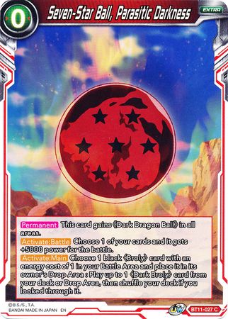 Seven-Star Ball, Parasitic Darkness (BT11-027) [Vermilion Bloodline] | Dragon's Lair Comics and Fantasy Houston TX