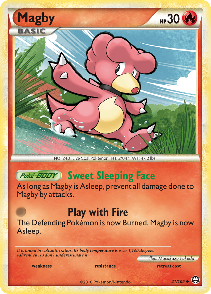 Magby (41/102) [HeartGold & SoulSilver: Triumphant] | Dragon's Lair Comics and Fantasy Houston TX