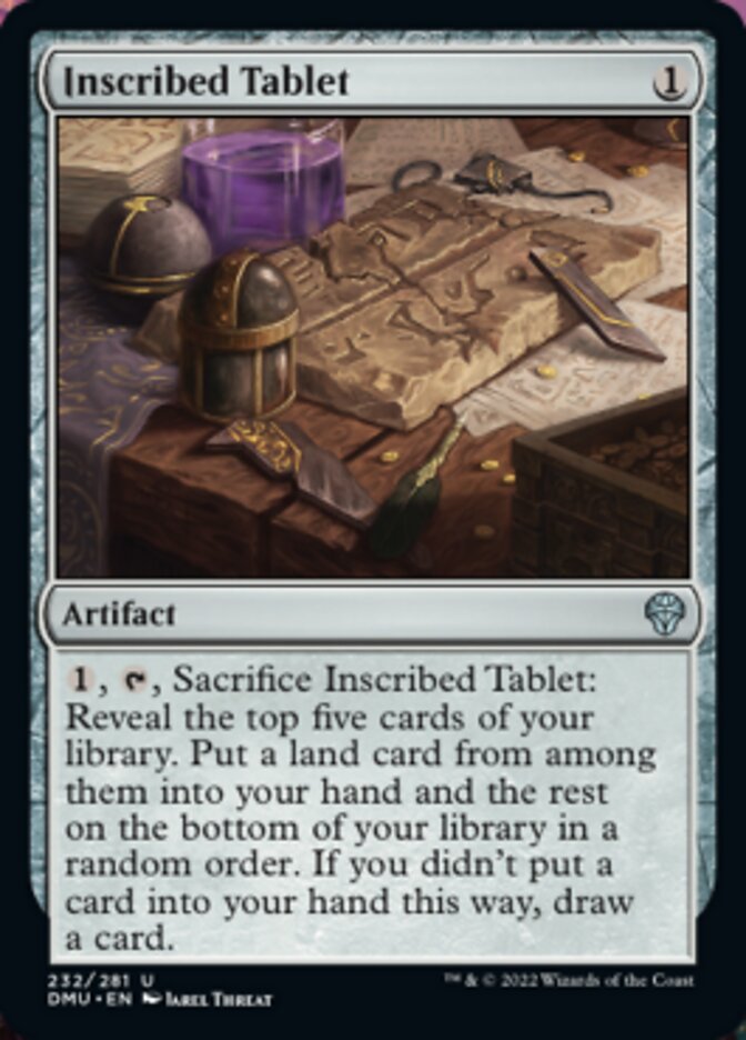 Inscribed Tablet [Dominaria United] | Dragon's Lair Comics and Fantasy Houston TX