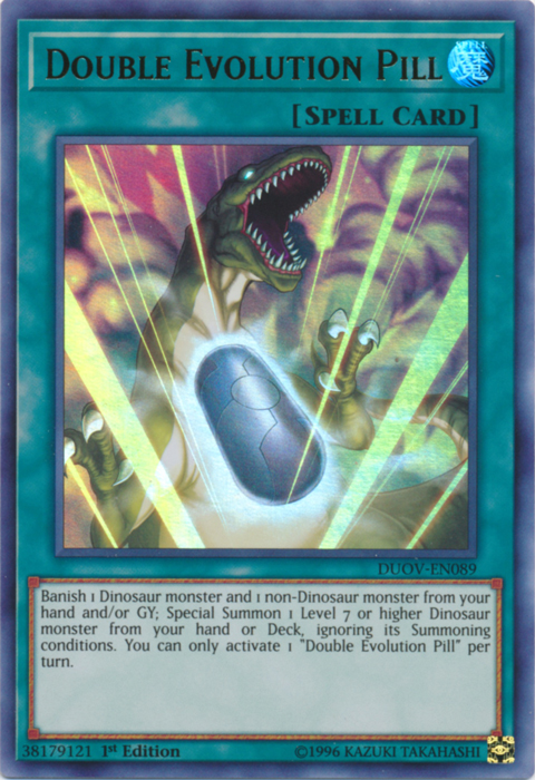 Double Evolution Pill [DUOV-EN089] Ultra Rare | Dragon's Lair Comics and Fantasy Houston TX