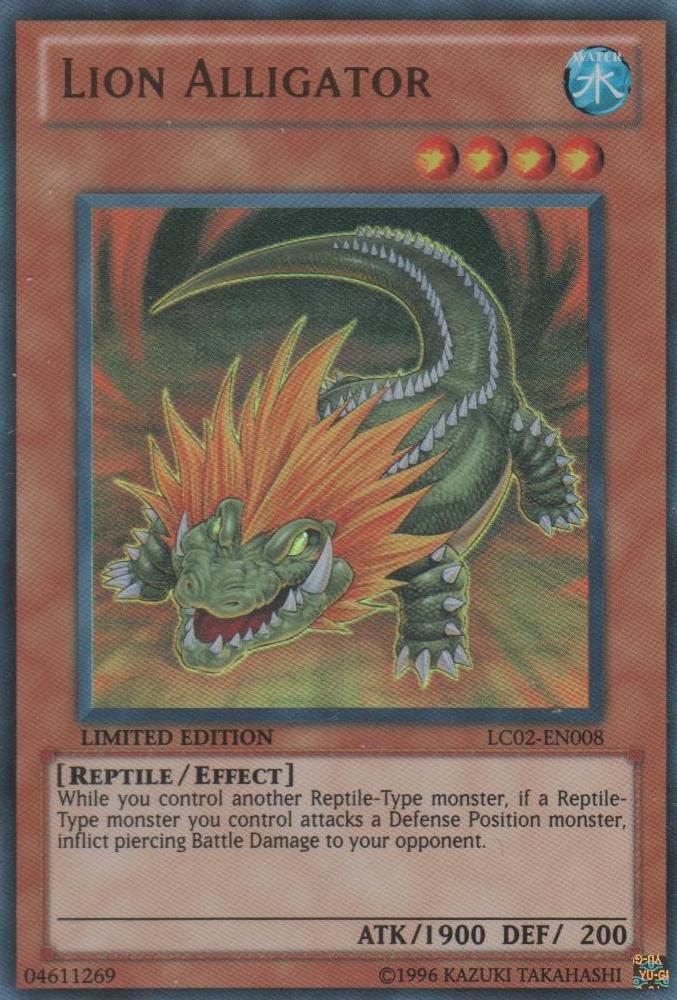 Lion Alligator [LC02-EN008] Ultra Rare | Dragon's Lair Comics and Fantasy Houston TX