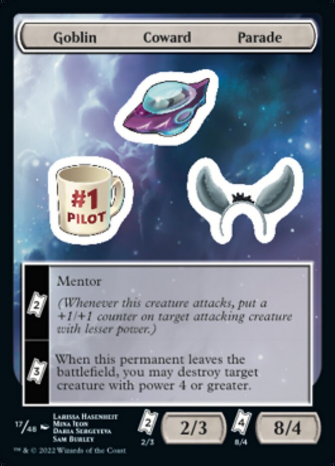 Goblin Coward Parade [Unfinity Stickers] | Dragon's Lair Comics and Fantasy Houston TX