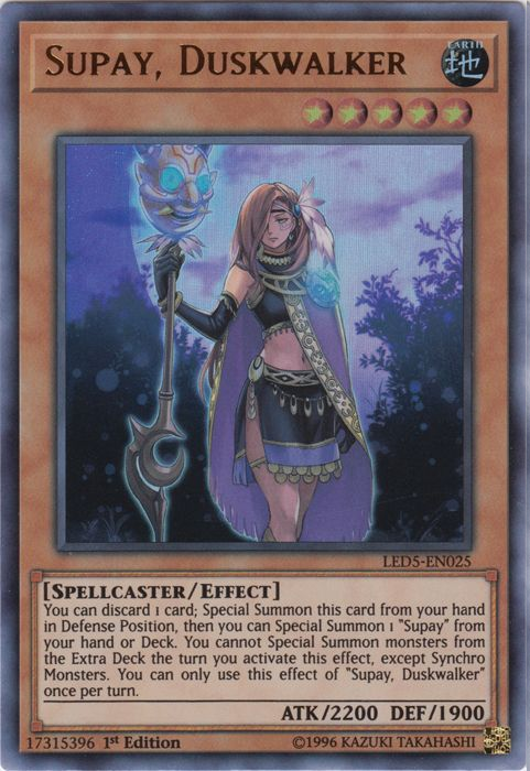 Supay, Duskwalker [LED5-EN025] Ultra Rare | Dragon's Lair Comics and Fantasy Houston TX