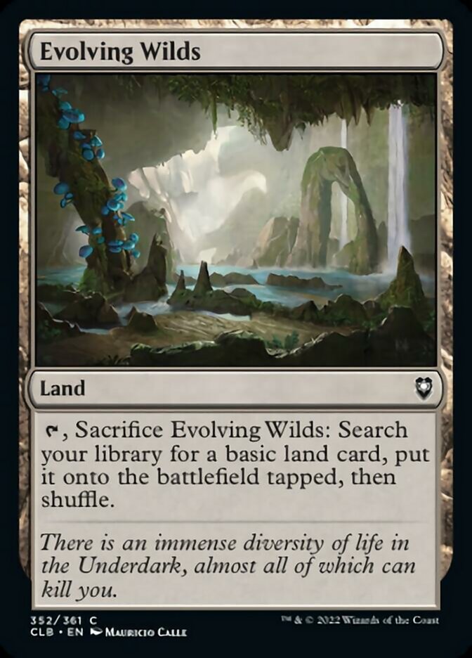 Evolving Wilds [Commander Legends: Battle for Baldur's Gate] | Dragon's Lair Comics and Fantasy Houston TX