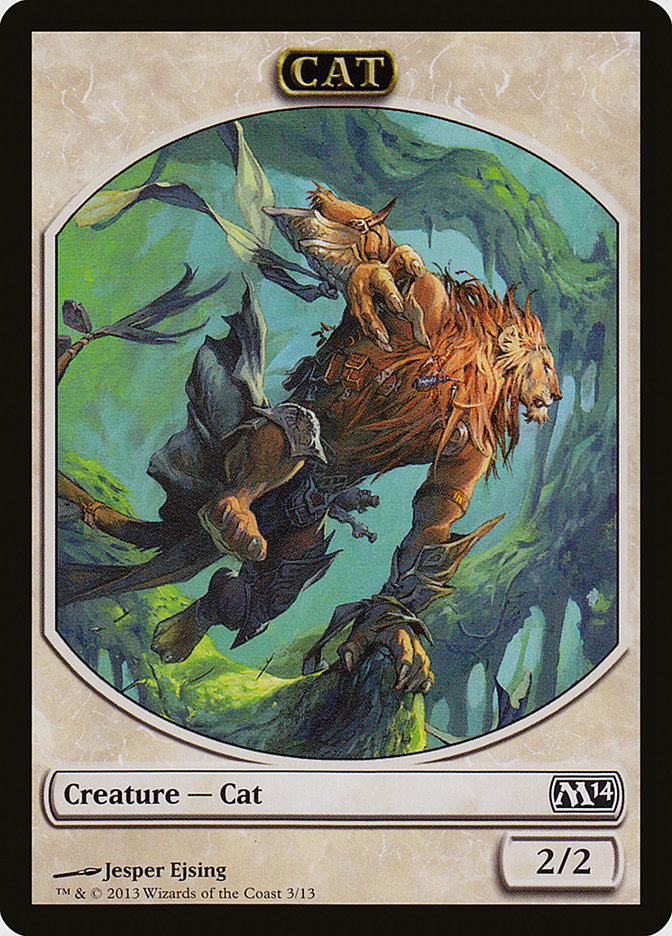 Cat Token [Magic 2014 Tokens] | Dragon's Lair Comics and Fantasy Houston TX