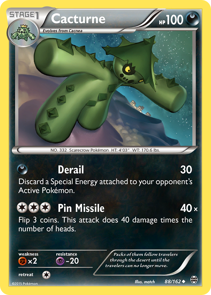 Cacturne (88/162) [XY: BREAKthrough] | Dragon's Lair Comics and Fantasy Houston TX