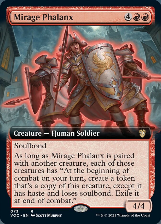 Mirage Phalanx (Extended Art) [Innistrad: Crimson Vow Commander] | Dragon's Lair Comics and Fantasy Houston TX