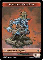 Gold // Kobolds of Kher Keep Double-Sided Token [Murders at Karlov Manor Commander Tokens] | Dragon's Lair Comics and Fantasy Houston TX