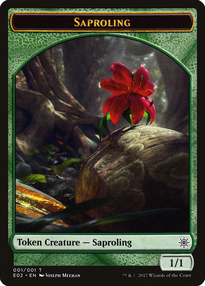Saproling Token [Explorers of Ixalan] | Dragon's Lair Comics and Fantasy Houston TX