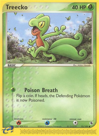 Treecko (75/109) [EX: Ruby & Sapphire] | Dragon's Lair Comics and Fantasy Houston TX