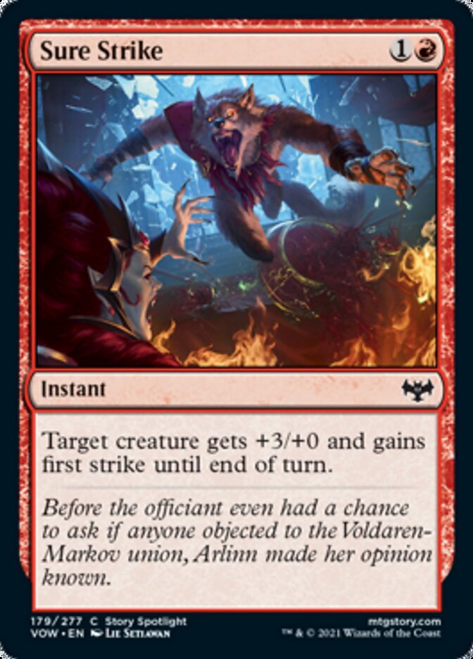 Sure Strike [Innistrad: Crimson Vow] | Dragon's Lair Comics and Fantasy Houston TX