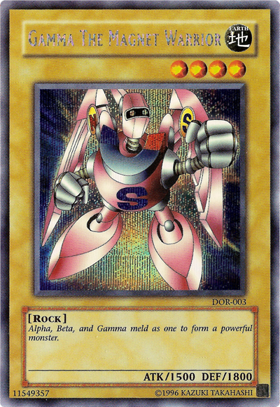 Gamma the Magnet Warrior [DOR-003] Secret Rare | Dragon's Lair Comics and Fantasy Houston TX