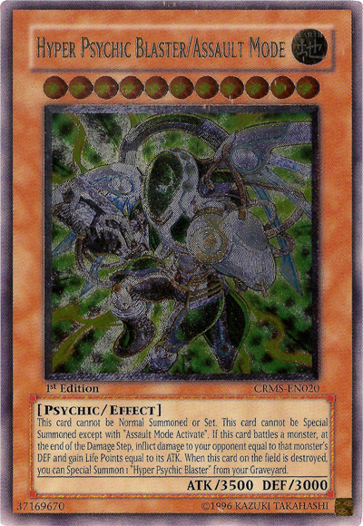Hyper Psychic Blaster/Assault Mode [CRMS-EN020] Ultimate Rare | Dragon's Lair Comics and Fantasy Houston TX