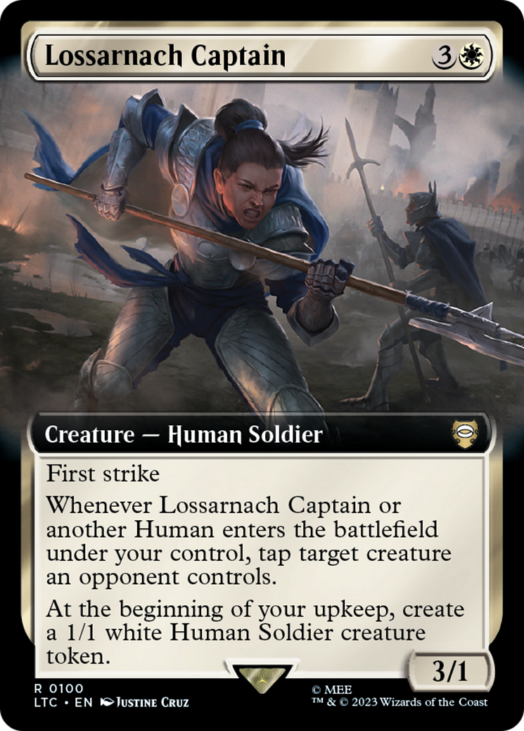 Lossarnach Captain (Extended Art) [The Lord of the Rings: Tales of Middle-Earth Commander] | Dragon's Lair Comics and Fantasy Houston TX