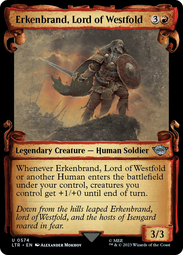Erkenbrand, Lord of Westfold [The Lord of the Rings: Tales of Middle-Earth Showcase Scrolls] | Dragon's Lair Comics and Fantasy Houston TX