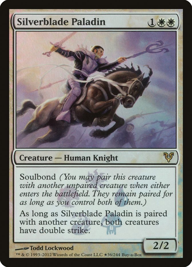 Silverblade Paladin (Buy-A-Box) [Avacyn Restored Promos] | Dragon's Lair Comics and Fantasy Houston TX