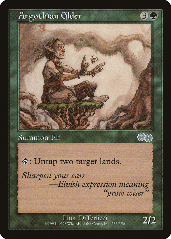 Argothian Elder [Urza's Saga] | Dragon's Lair Comics and Fantasy Houston TX