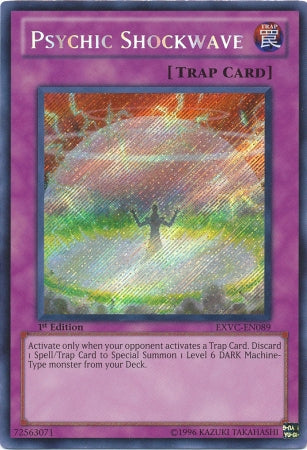 Psychic Shockwave [EXVC-EN089] Secret Rare | Dragon's Lair Comics and Fantasy Houston TX