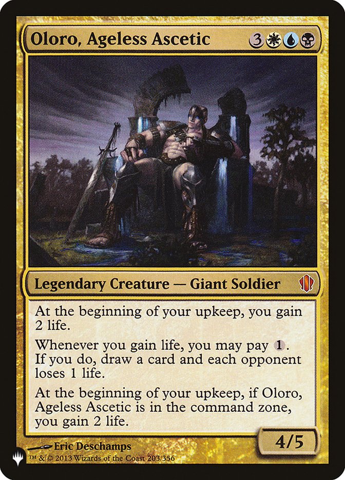 Oloro, Ageless Ascetic [The List] | Dragon's Lair Comics and Fantasy Houston TX