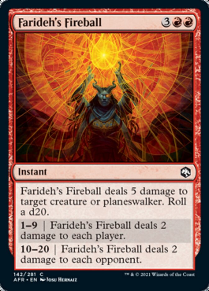 Farideh's Fireball [Dungeons & Dragons: Adventures in the Forgotten Realms] | Dragon's Lair Comics and Fantasy Houston TX