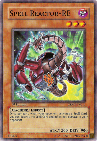 Spell Reactor - RE [CRMS-EN014] Common | Dragon's Lair Comics and Fantasy Houston TX