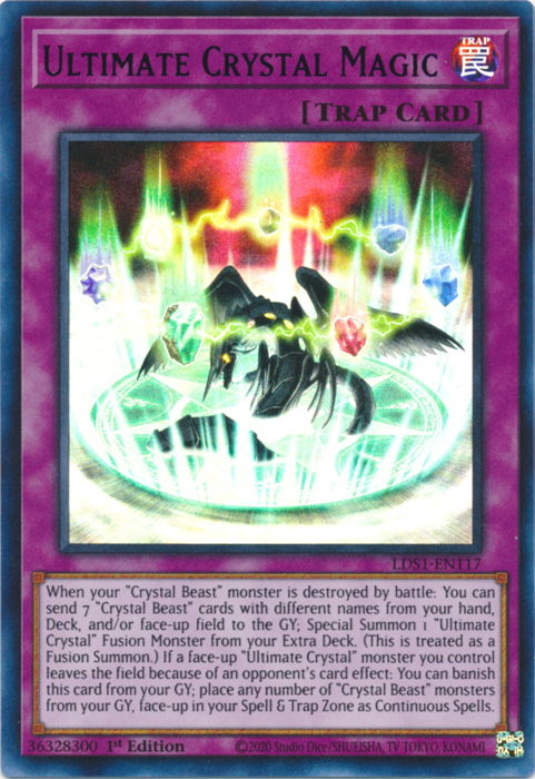 Ultimate Crystal Magic (Blue) [LDS1-EN117] Ultra Rare | Dragon's Lair Comics and Fantasy Houston TX