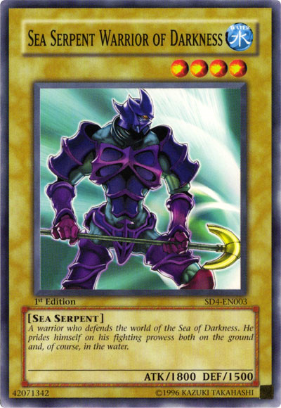 Sea Serpent Warrior of Darkness [SD4-EN003] Common | Dragon's Lair Comics and Fantasy Houston TX