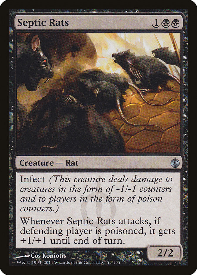 Septic Rats [Mirrodin Besieged] | Dragon's Lair Comics and Fantasy Houston TX
