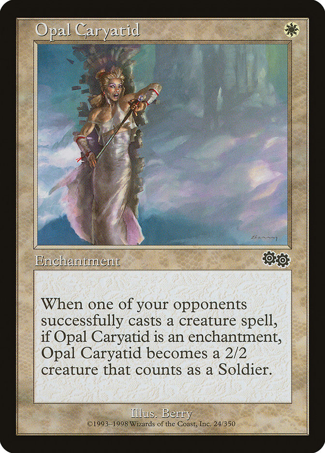 Opal Caryatid [Urza's Saga] | Dragon's Lair Comics and Fantasy Houston TX