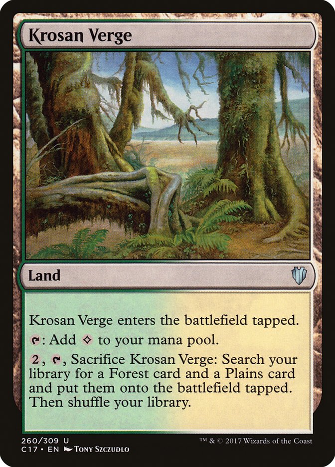 Krosan Verge [Commander 2017] | Dragon's Lair Comics and Fantasy Houston TX