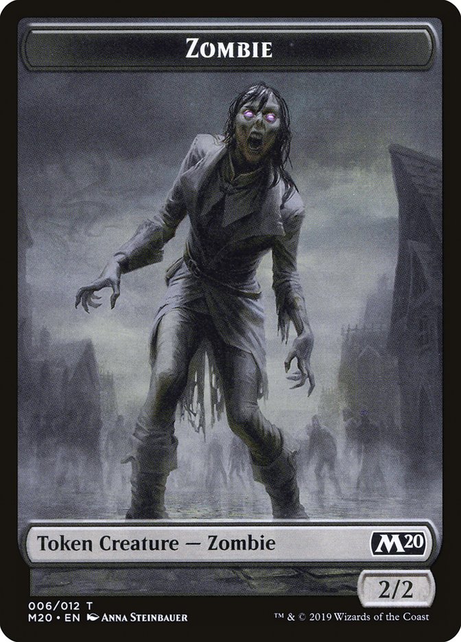 Dragon (002) // Zombie Double-Sided Token [Game Night 2019 Tokens] | Dragon's Lair Comics and Fantasy Houston TX