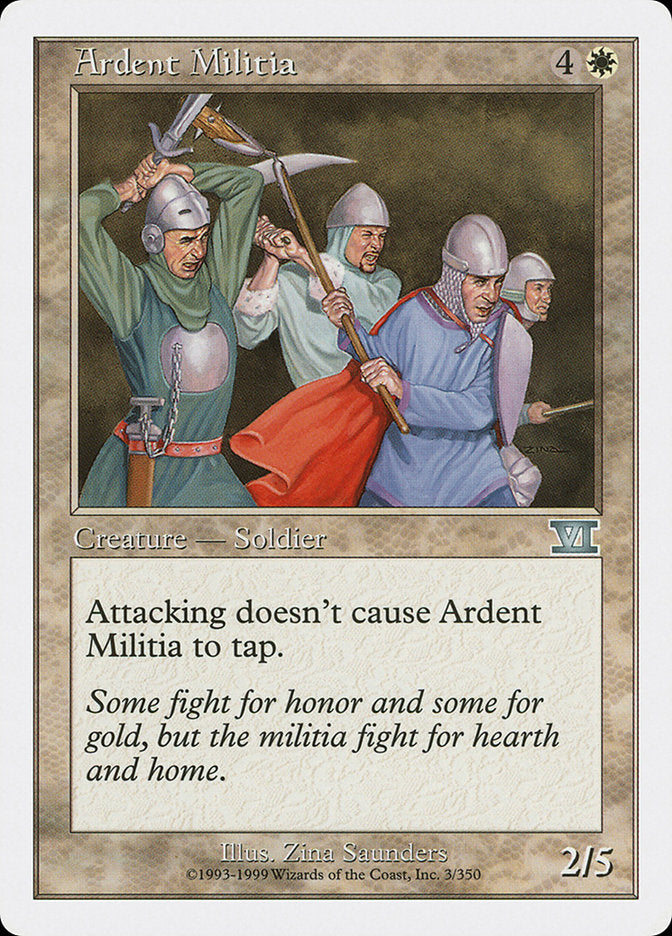 Ardent Militia [Classic Sixth Edition] | Dragon's Lair Comics and Fantasy Houston TX