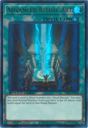 Advanced Ritual Art [SS04-ENV01] Ultra Rare | Dragon's Lair Comics and Fantasy Houston TX
