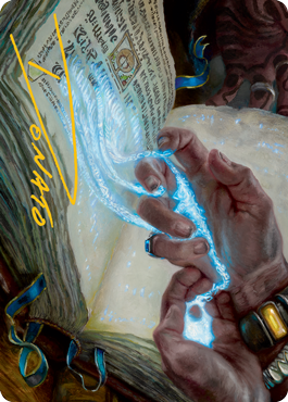 Mystic Redaction Art Card (Gold-Stamped Signature) [Modern Horizons 2 Art Series] | Dragon's Lair Comics and Fantasy Houston TX