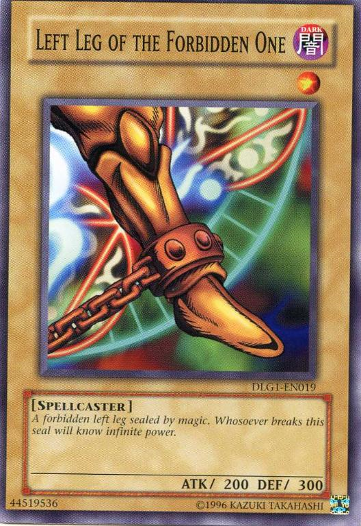 Left Leg of the Forbidden One [DLG1-EN019] Common | Dragon's Lair Comics and Fantasy Houston TX