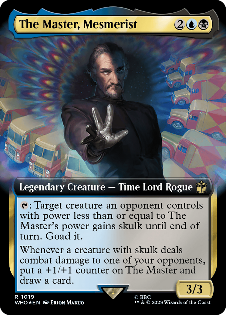The Master, Mesmerist (Extended Art) (Surge Foil) [Doctor Who] | Dragon's Lair Comics and Fantasy Houston TX